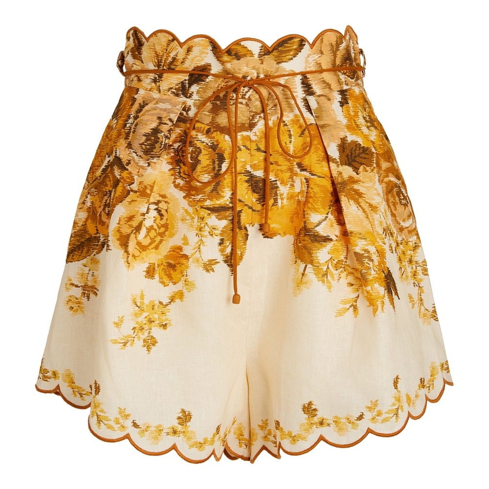 ZIMMERMANN Scallop-Trim Aliane Shorts